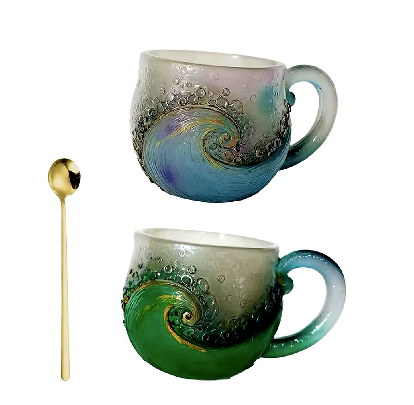 Ocean Wave Resin Mug
