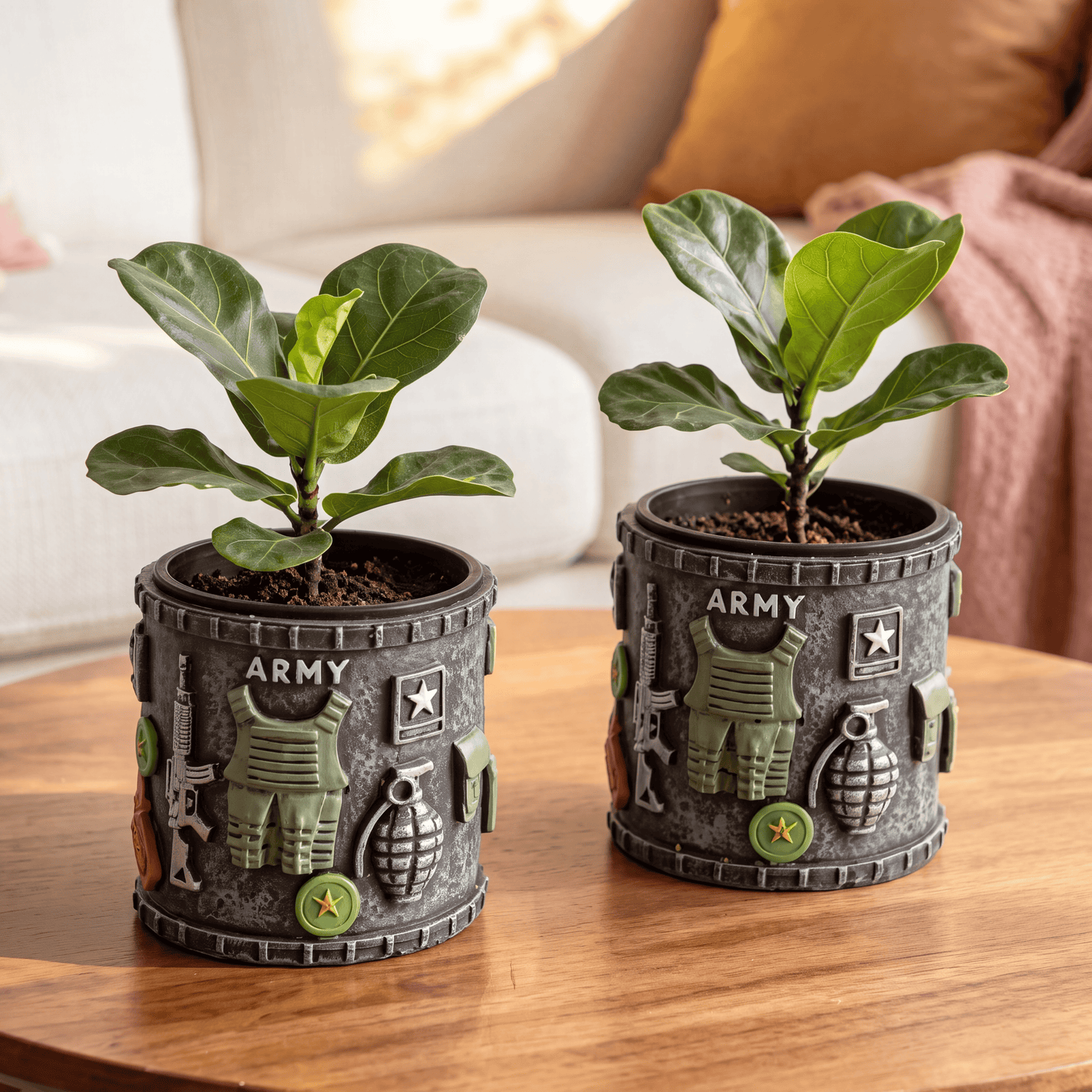 BraveBloom Army Pot