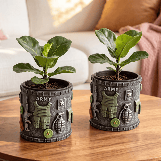 BraveBloom Army Pot