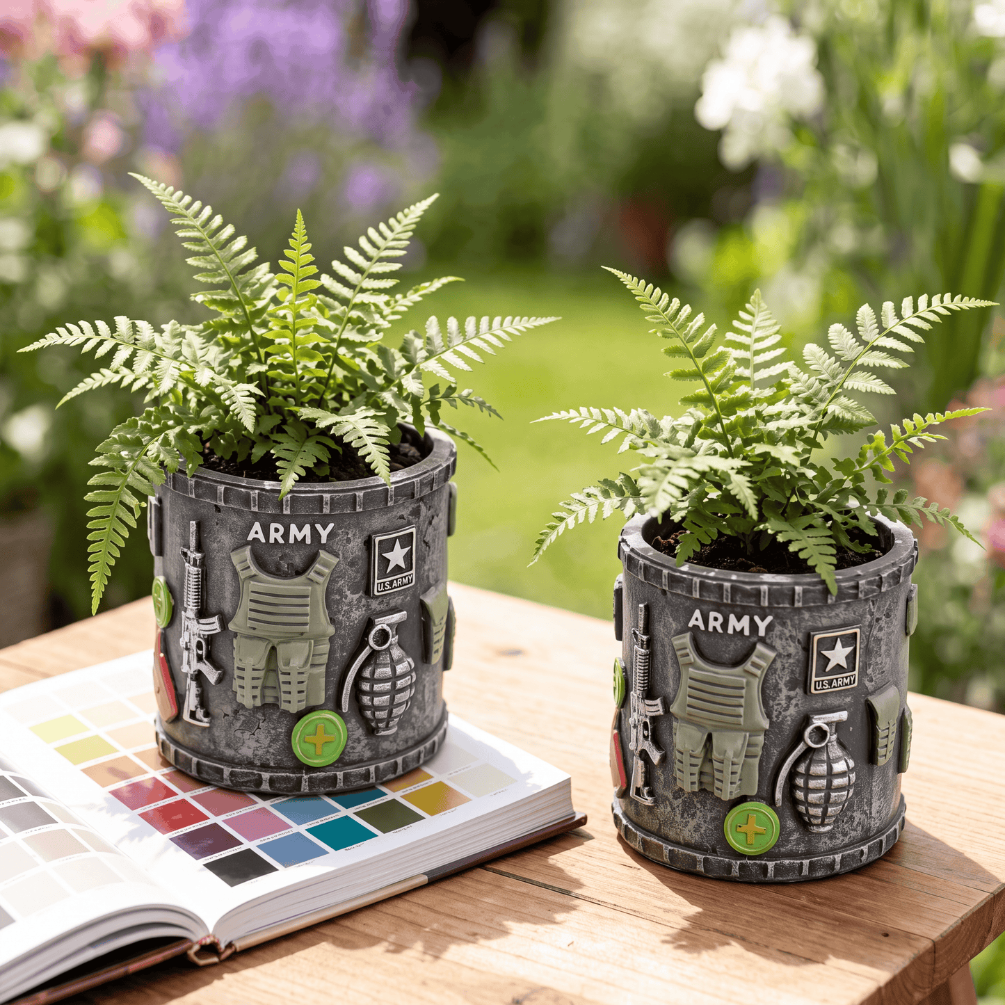 BraveBloom Army Pot