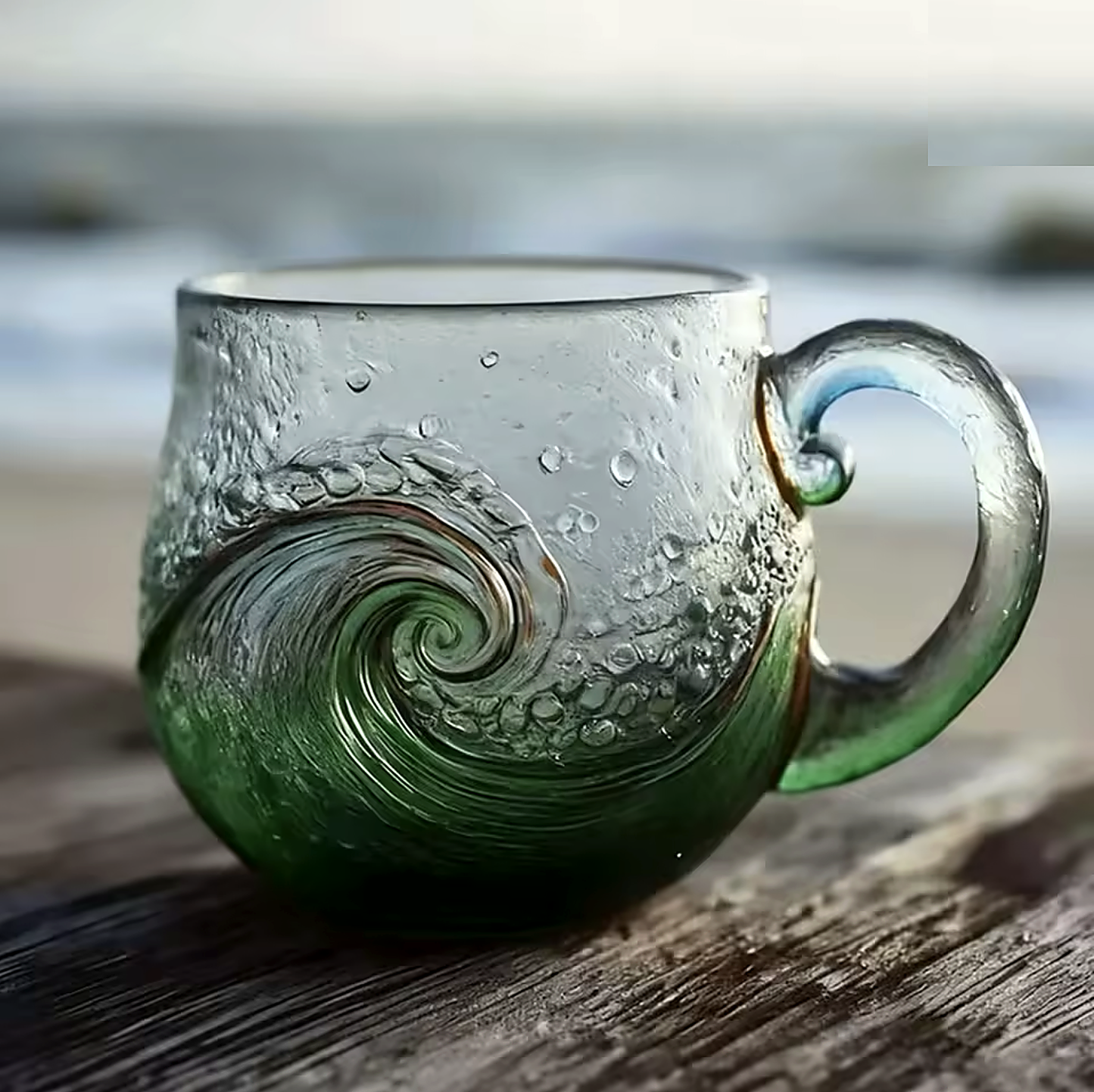 Ocean Wave Resin Mug