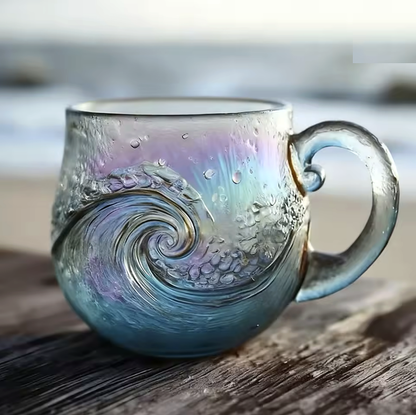 Ocean Wave Resin Mug